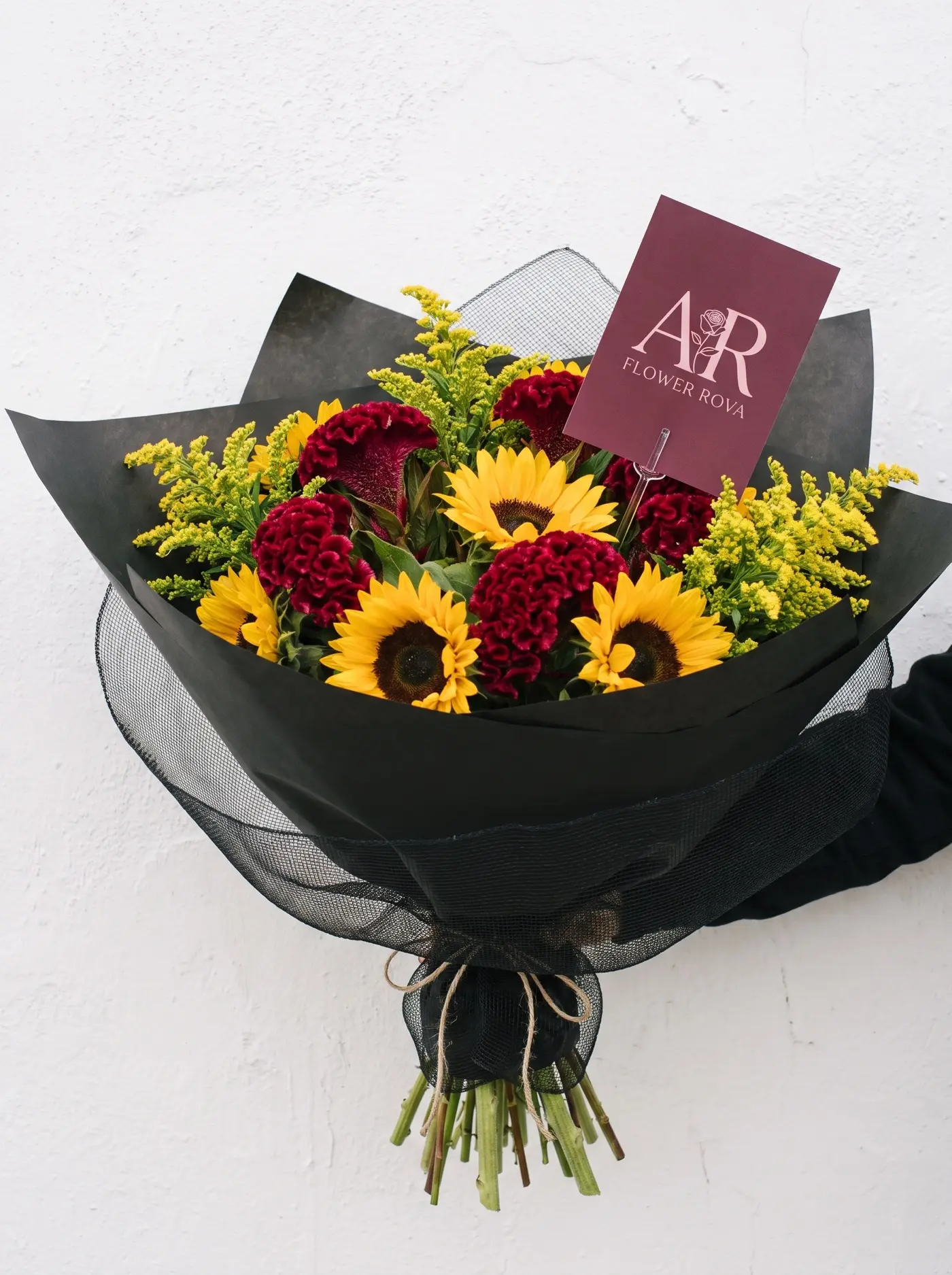 The Harvest — Sunflower, celosia, solidago
