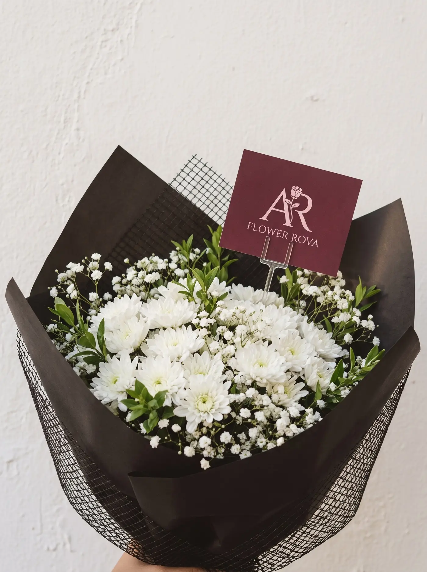 The Snow Sprig — White chrysanthemum and million stars