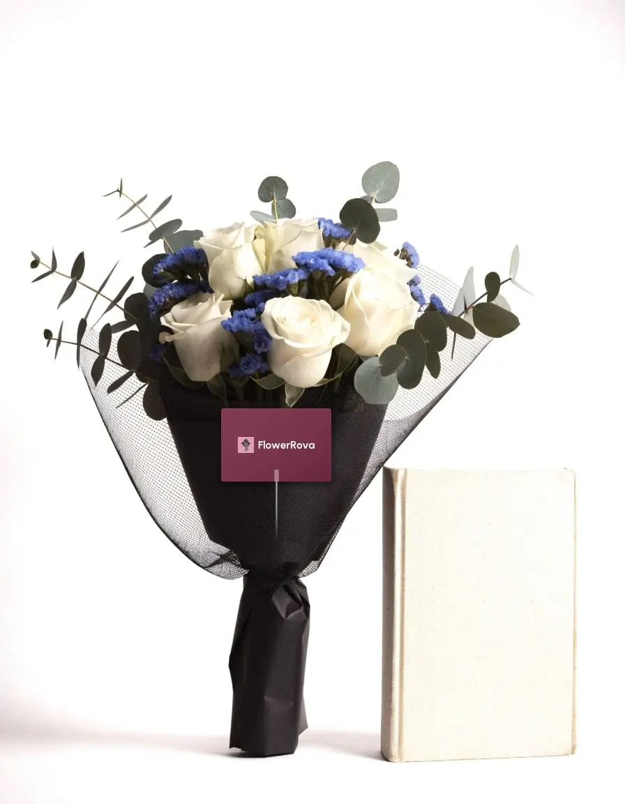 The Tide Line beside a book, product visualisation